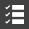 Icon showing a list with all items checked