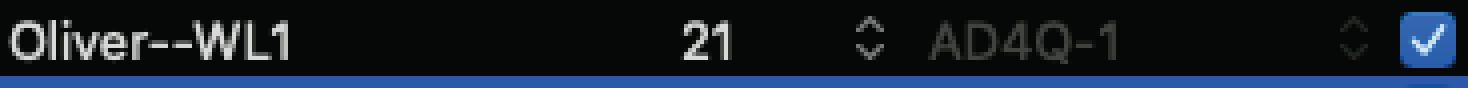 A channel name with "--WL1" at the end